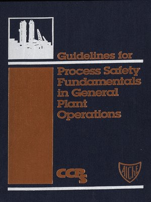 cover image of Guidelines for Process Safety Fundamentals in General Plant Operations
